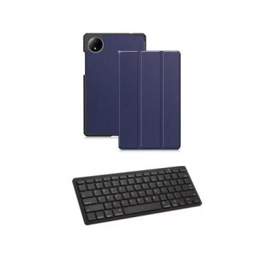 Imagem de Capa Smart Protetora + Teclado Bluetooth Para Tablet Redmi Pad SE 8.7 