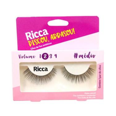Imagem de Cílios Postiços Ricca Belliz Piscou,arrasou Vol:2 Médio Cód.2675 - BEL