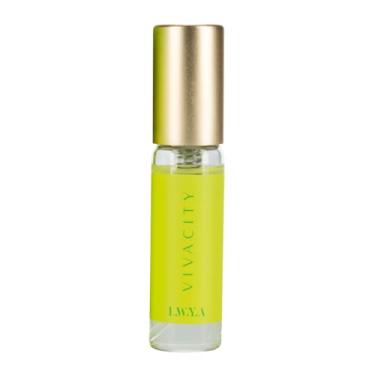 Imagem de LWYA Perfume Vivacity para mulheres - fragrância cítrica, herbal - notas de bergamota italiana, violeta, chá verde e fava tonka - spray EDP de 2,8 g