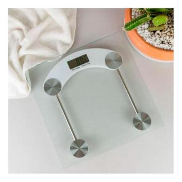 Imagem de Balança Digital Vidro Temperado 180kg Para Banheiro Academia - Bc Bora
