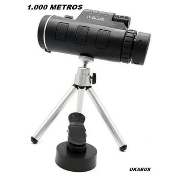 Imagem de telescópio monóculo binóculos monocular suporte celular - 40X60 Luneta