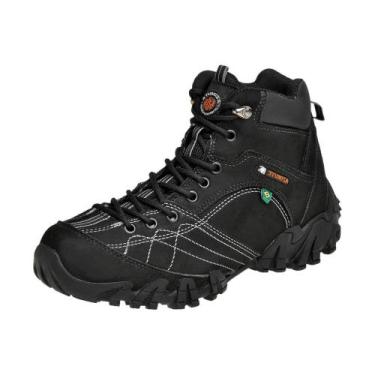 Imagem de Bota Adventure Couro Nobuck Azimute - 5501 - Preto, 41, Preto