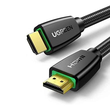 Imagem de UGREEN Cabo HDMI 4K Cabo HDMI trançado de alta velocidade de 18 Gbps de 3,3 pés com suporte Ethernet 4K 60 Hz 2160P 1080P 3D ARC Compatível com monitor de TV UHD Computador Xbox 360 PS5 PS4 B