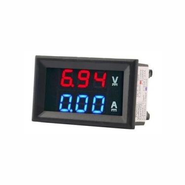 Imagem de Voltimetro Amperimetro Digital Led Dc Cc 100v 10a - Tomzn