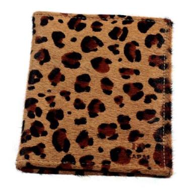 Imagem de carteira de couro feminina pequena porta documentos RG, CPF, CNH, cart