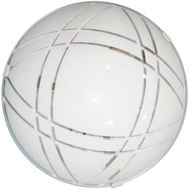 Imagem de Plafon Moderno Solaris Vidro Curvo Tema Cine 360 250mm - CM GLASS - CL