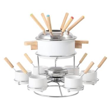 Imagem de Aparelho de Fondue para Queijo em Cerâmica 21 Peças D33,5Xa24Cm Fracalanza - Full Fit