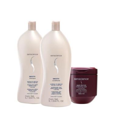 Imagem de Kit Senscience Smooth Inner Salon Total (3 produtos)