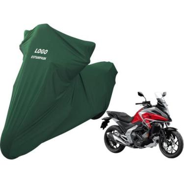 Imagem de Capa De Moto Honda NC 700X 750X De Tecido Com Elasticidade - Mz, Verde