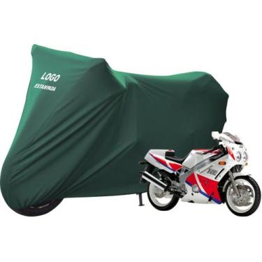 Imagem de Capa Cobrir Moto Yamaha FZR 600 De Tecido Lycra - Mz, Verde