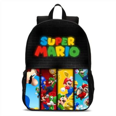 Imagem de Mochila Infantil Bolsa Escolar Super Mario Volta As Aulas - Broome, SP