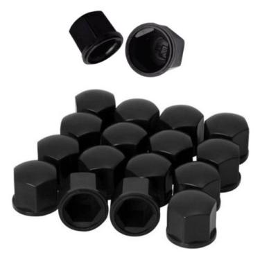 Imagem de Capa parafuso roda cor preta 19mm - Serauto