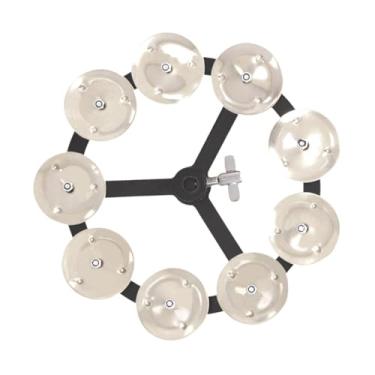 Imagem de YIJU Hihat Cymbal Drum Cymbals Rings Conjunto de bateria Performance para Drum Cymbal Cymbal Rings