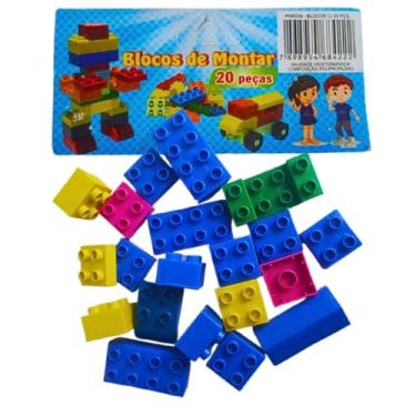 Imagem de Blocos De Montar Mágicos Infantil Encaixe 20 Pç - Playhome