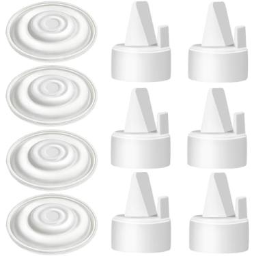 Imagem de PUMPMOM-US Válvulas Duckbill E Membrana de Silicone Compatíveis com Spectra S1/S2/9 Plus/Synergy Gold, Peças de Bomba de Reposição para Acessórios Spectra Duckbill Valve S2