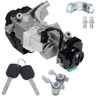 Imagem de Conjunto de cilindro de bloqueio de interruptor de ignição compatível com Honda Accord CRV Odyssey FIT 06350-SAA-G30 35100-SDA-A71 CHENHO 2003 2004 2005 2006 2007 2008