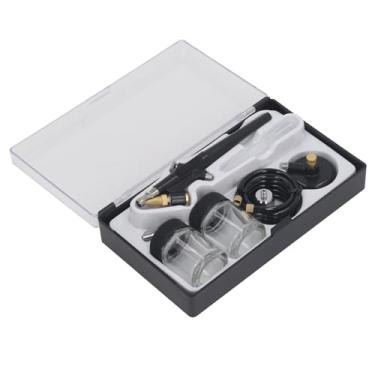 Imagem de Kit de Aerógrafo Sem Fio para Pintura de Modelo, Conjunto de Aerógrafo 1200ma Com Compressor Portátil para Maquiagem, Decoração de Bolo, Barbeiro de Arte Em Unhas