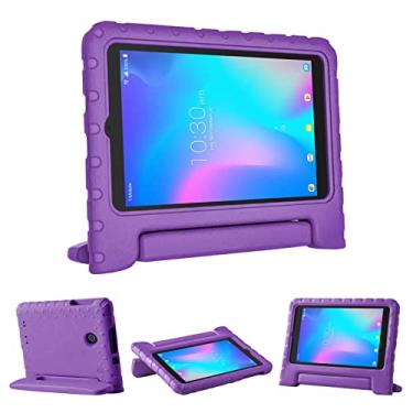 Imagem de Simpleway Capa infantil para tablet Alcatel Joy Tab 8 2019/T-Mobile 3T 8 2018/A30 Tablet 8 2017, capa leve com suporte para Joy Tab 8 2019 9029W/3T 8 2018 9027W/A30 8 polegadas 2017 9024W