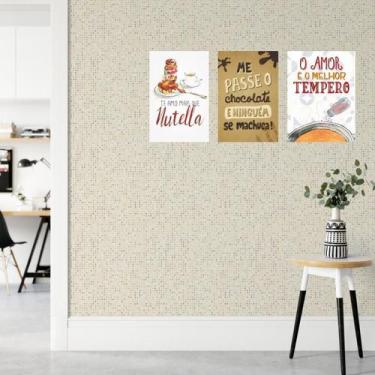 Imagem de Kit 3 Placas Decorativas Frases 04 MDF 3mm 18x26 - Brothers Mineiros D