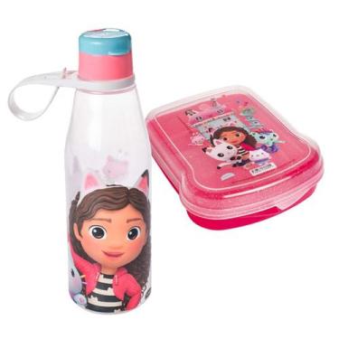 Imagem de Kit Lancheira Garrafa de Água e Sanduicheira Escolar Infanrtil - PLASU