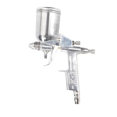 Imagem de Akozon Mini Pistola Pneumática Profissional Com Bico de 0,5 Mm 125 Ml, Alta Eficiência, Pistola de Pintura Automotiva Em Spray Uniforme, Adequada para Pintura de Carros, Pintura
