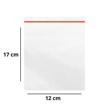 Imagem de Saco Zip Lock 12x17 - nº6 c/100un - Talge