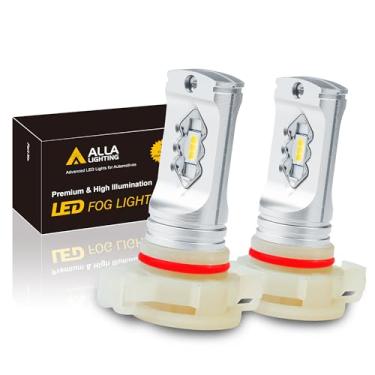 Imagem de Lâmpadas de neblina LED Alla Lighting 2504 PSX24W 3800lm Xtreme Super Brilhante PSX24W Lâmpada LED de Alta Iluminação ETI 56-SMD LED PSX24W Lâmpada 12276 PSX24W 2504 Luzes de Neblina LED - 3000K Amber Amarelo