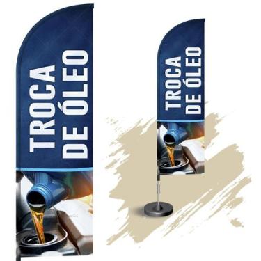 Imagem de Wind Banner Dupla Face 3mt Completo Troca de Óleo - Fadrix