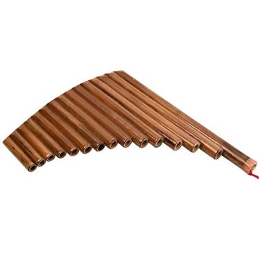 Imagem de Flauta de bambu com 15 tubos em chave G