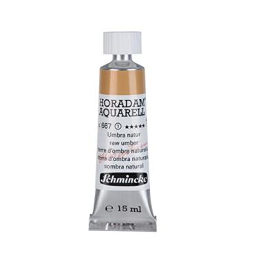 Imagem de Schmincke - HORADAM® AQUARELL - melhores tintas para aquarela de artistas, 667 umber bruto, 14 667 006, tubo de 15 ml