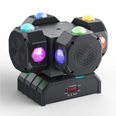 Imagem de Canhão de Luz Giratório Led RGB 200w DMX 512 Bivolt 60Hz - Onistek