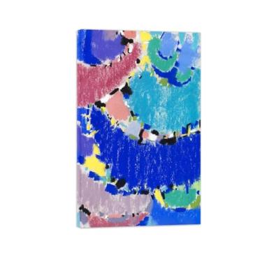 Imagem de Imagem Abstrata Arte Parede Pintura-Impressões Modernas-Swings-Famoso Pôster para Sala de Estar 50x70cm-19x27in Tela Embrulhada