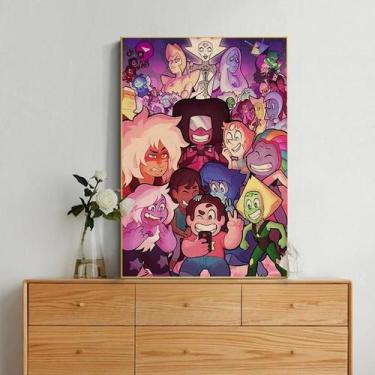 Imagem de Pôster de arte Steven Universe para decoração de bar de sala de estar 