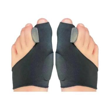 Imagem de Separador De Dedos Ajustável Corretor De Joanete Ortopédico Pedicure M