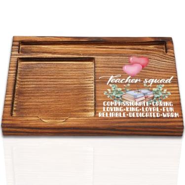 Imagem de Presentes de esquadrão de professores para professores auxiliares principais, presentes de agradecimento para professores, treinadores de equipe, mentores, equipe de educadores, acessórios de mesa de