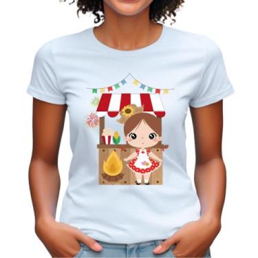 Imagem de Blusa Feminina Para Festa Junina Camiseta Desenho Junino ideal para qu