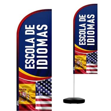Imagem de Wind Banner Completo 2,10m Escola de Idiomas