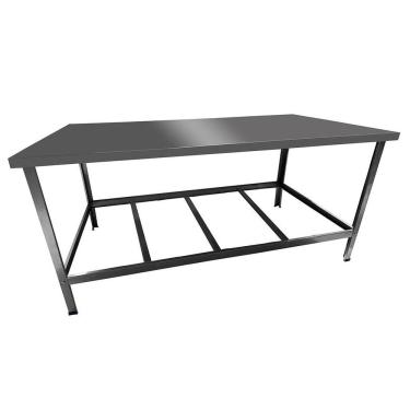 Imagem de Mesa De Manipulação Inox Slim Cefaz 130x55cm Msis-19