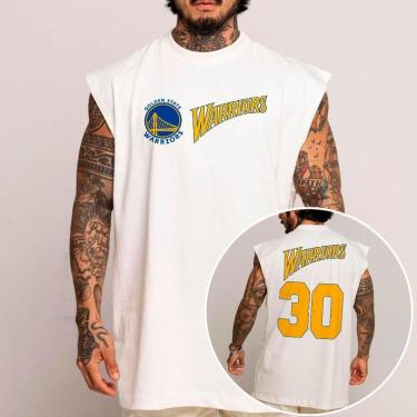 Imagem de Camiseta Regata Algodão Machão Oversized Abstract Basquete Arte Time Moda-Unissex