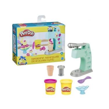 Imagem de Massinha de modelar mini classico sorveteria play doh hasbro e9368