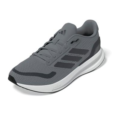 Imagem de adidas Run Falcon 5 Tênis masculino, Cinza/carbono/branco, 10.5 Wide