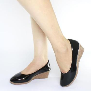 Imagem de Sandália Feminina Salto Alto Anabela Plataforma Sapato Tamanco Bota Mu