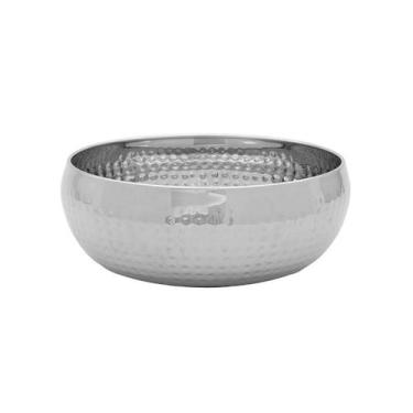 Imagem de Saladeira Inox Martelado 24 cm Mimo Style AN2204