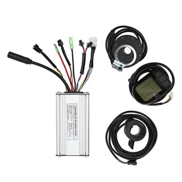 Imagem de Kit de controlador de motor elétrico Kit de alto desempenho 22A Square Wave Controller com sensor de assistência ao acelerador do polegar para painel LCD5 para conversão de