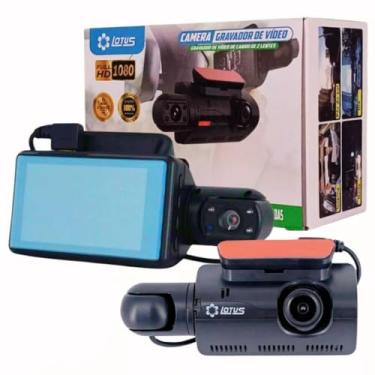 Imagem de Genérico Câmera Dupla Dash para Carro, 1080p HD, 3" Ecrã, Gravador de Vídeo Veicular, Visão Noturna, Deteção de Movimento lotus ltA-830