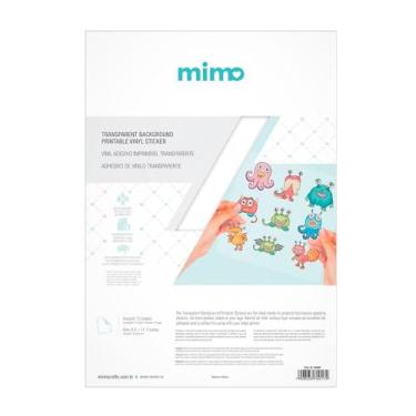 Imagem de Adesivo Imprimivel Transparente à Prova D`Agua - Mimo - A4 10fls