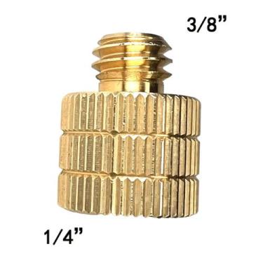 Imagem de Adaptador Parafuso 1/4' Fêmea para 3/8' Macho Tripé Estúdio - WorldVie