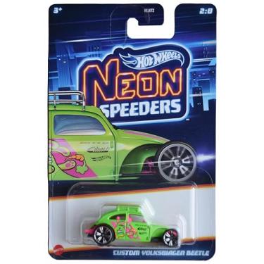 Imagem de Hot Wheels Custom Volkswagen Beetle, Neon Speeders 2/8 [Green]
