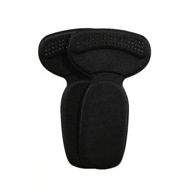 Imagem de Protetor de Calcanhar Almofada Adesivo Ajuste de Sapato Par(preto)