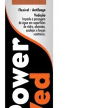 Imagem de Silicone Acético Vedação Janelas Box Power Ved 280ml/256g, BRONZE